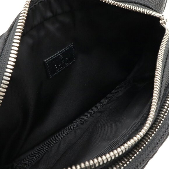 GUCCI Black Leather Fanny Pack - Picture 7 of 10